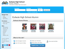 Tablet Screenshot of eufaulahighschool.org